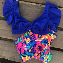 Load image into Gallery viewer, Ruffle High Waist Bikini 2019 Swimwear