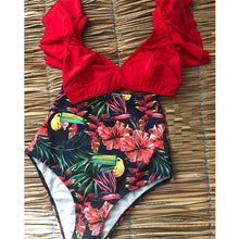 Load image into Gallery viewer, Ruffle High Waist Bikini 2019 Swimwear