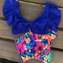 Load image into Gallery viewer, Ruffle High Waist Bikini 2019 Swimwear