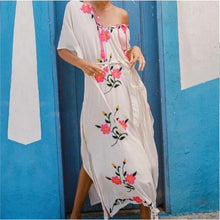 Load image into Gallery viewer, Plus Size Kaftan Cotton  pareo