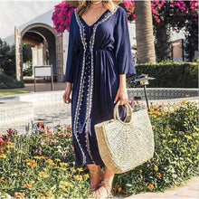 Load image into Gallery viewer, Plus Size Kaftan Cotton  pareo