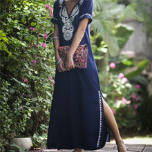 Load image into Gallery viewer, Plus Size Kaftan Cotton  pareo