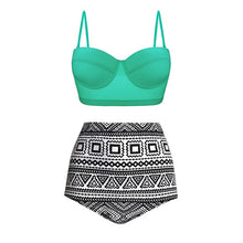 Load image into Gallery viewer, High Waist Swimsuit 2019 Black Swimwear