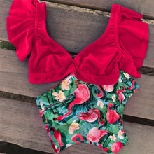 Load image into Gallery viewer, Ruffle High Waist Bikini 2019 Swimwear