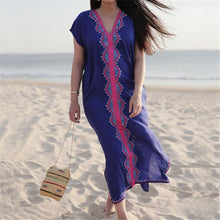 Load image into Gallery viewer, Plus Size Kaftan Cotton  pareo