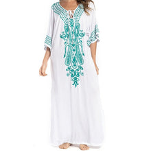 Load image into Gallery viewer, Plus Size Kaftan Cotton  pareo