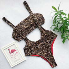 Load image into Gallery viewer, leopard swimwear