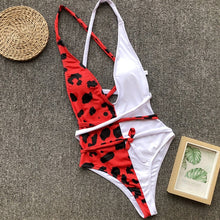 Load image into Gallery viewer, leopard swimwear