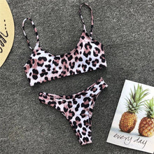 Load image into Gallery viewer, leopard swimwear