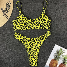 Load image into Gallery viewer, leopard swimwear