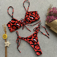 Load image into Gallery viewer, leopard swimwear