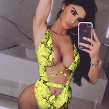 Load image into Gallery viewer, leopard swimwear