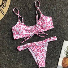 Load image into Gallery viewer, leopard swimwear