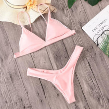 Load image into Gallery viewer, Minimalism Le 2019 Solid Bikini